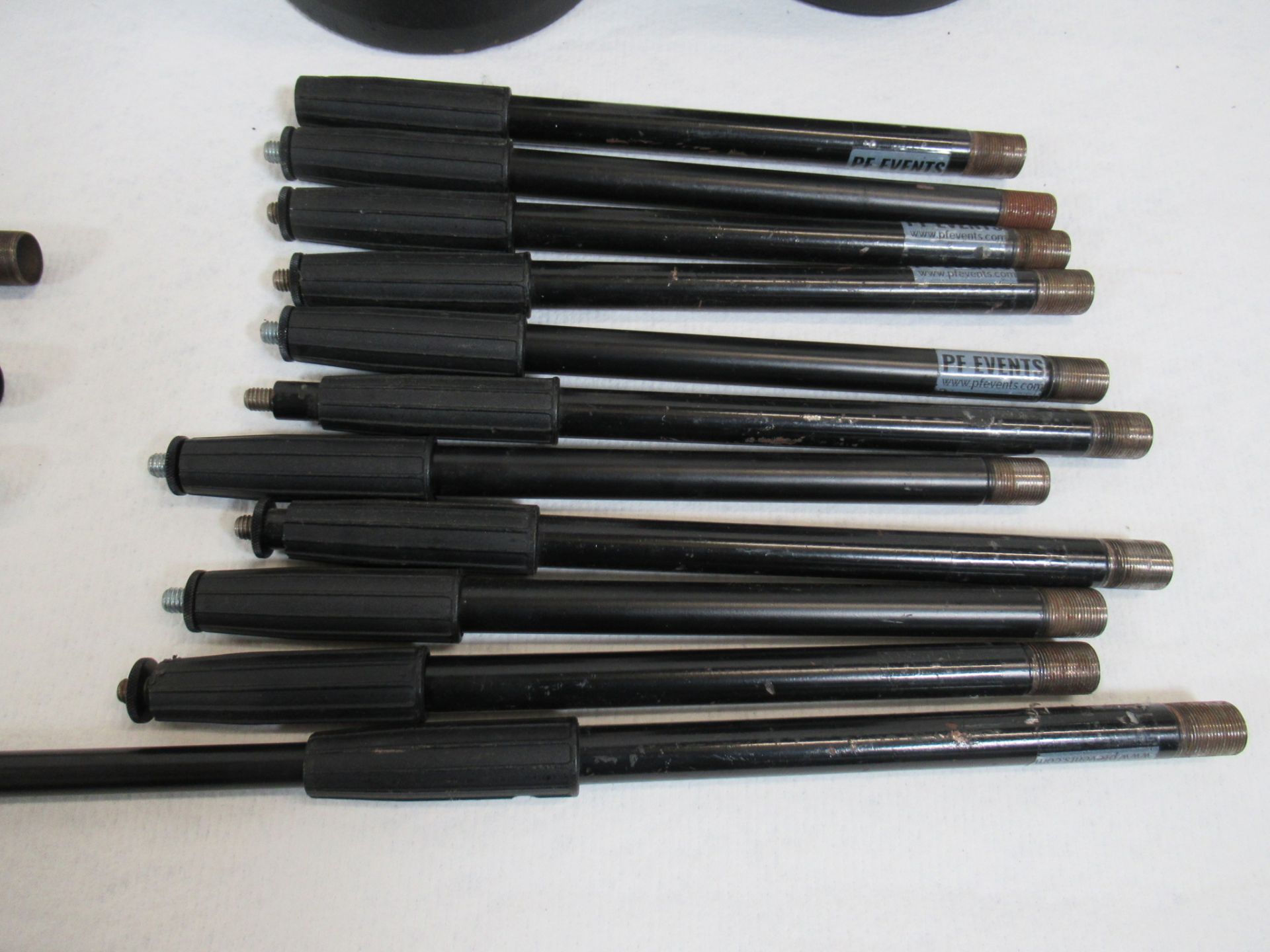 Round base short telescopic microphone stands - Image 2 of 7