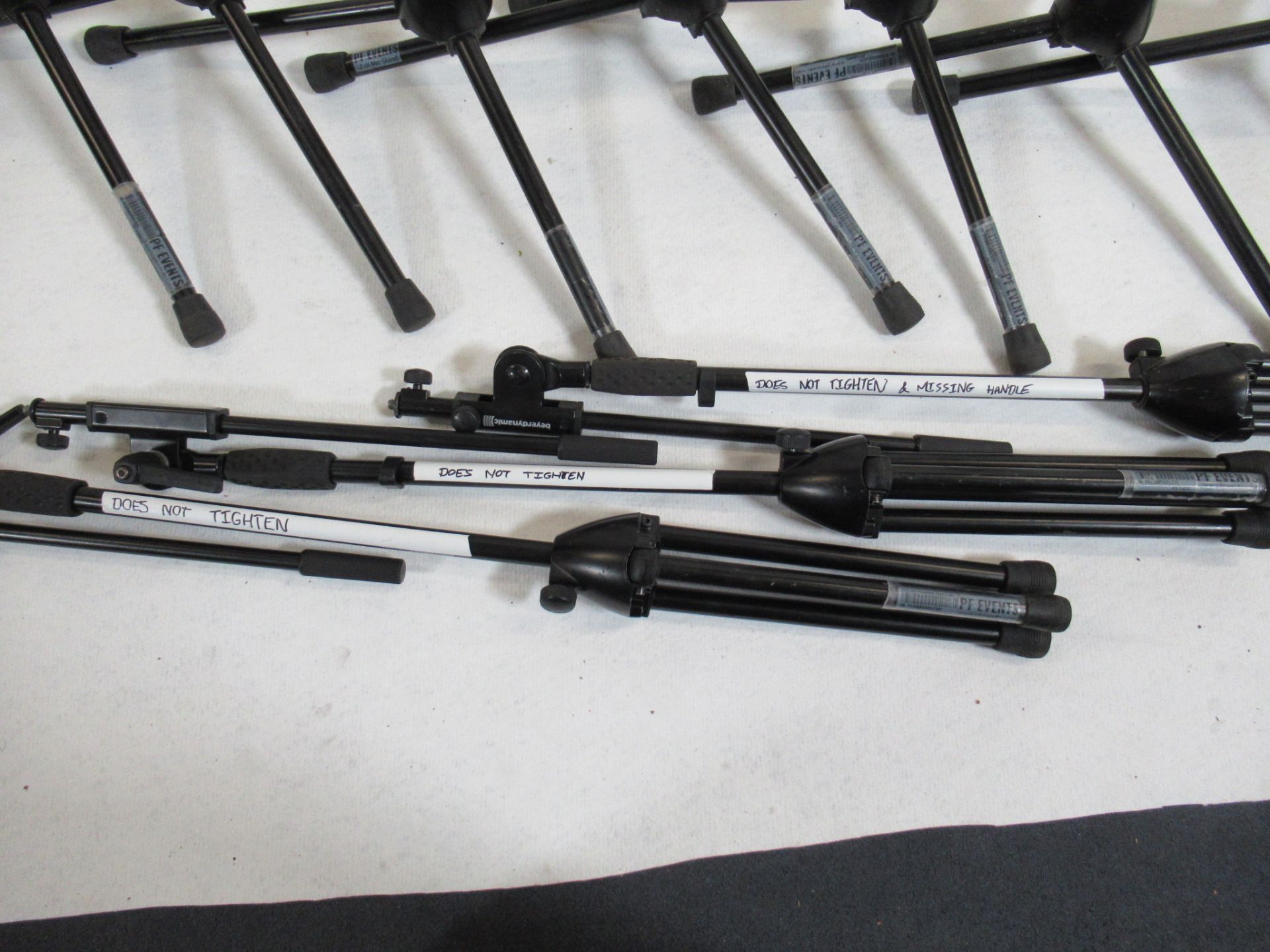 (10) Beyerdynamic telescopic boom tripod microphone stands - Image 4 of 6