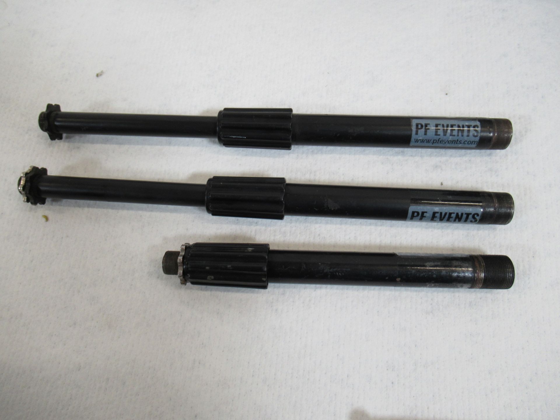 Round base short telescopic microphone stands - Image 3 of 7