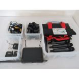 Assorted Sennheiser and other Wireless microphone system parts