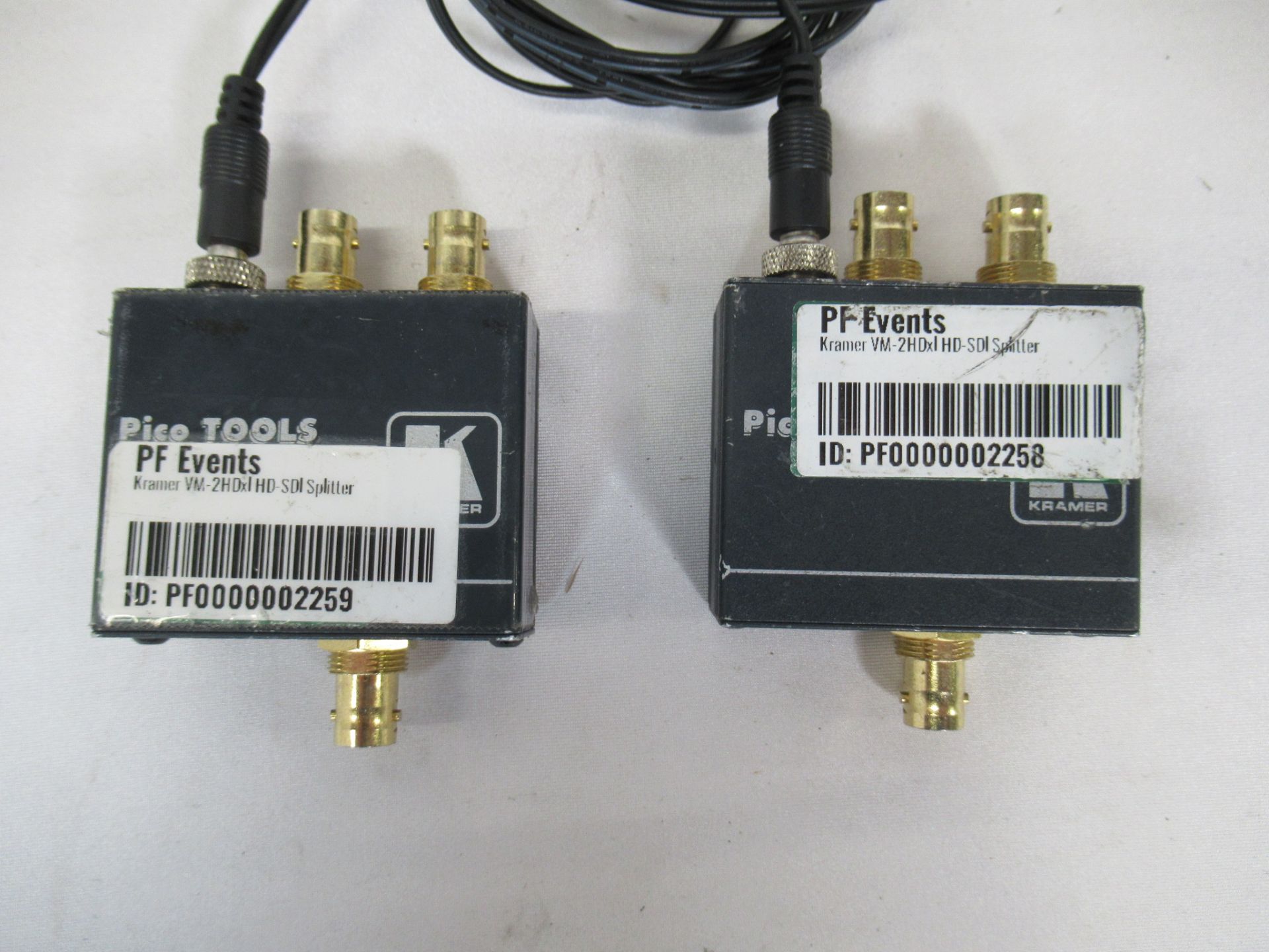 (2) Kramer VM-2HDXL 3G HD/SD SDI distributor amplifiers - Image 2 of 7