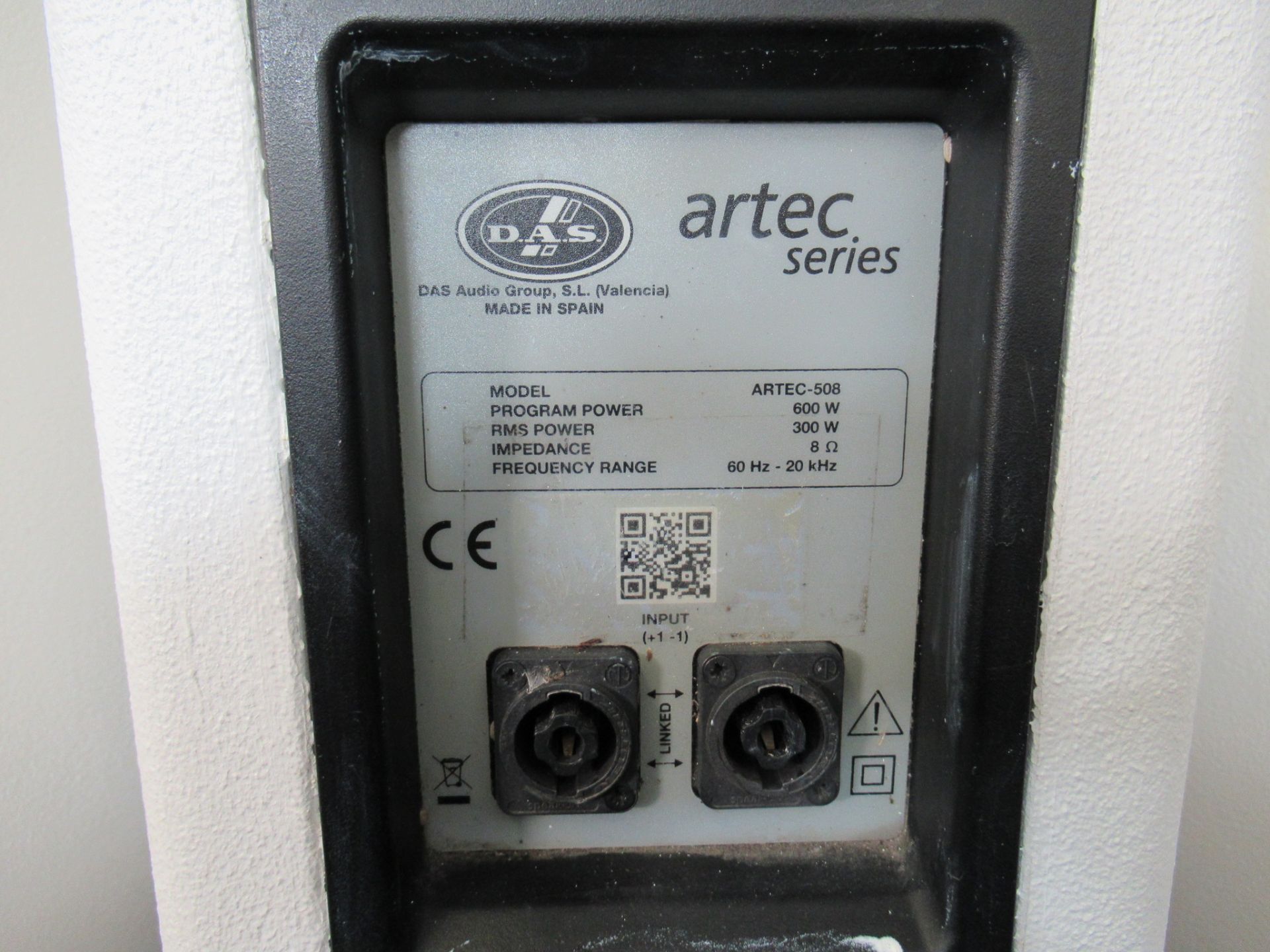 (4) DAS Audio Artec-508 White Speakers - Image 9 of 18