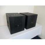 (2) DAS Audio Artec-S15 Black Subwoofers