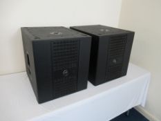 (2) DAS Audio Artec-S15 Black Subwoofers