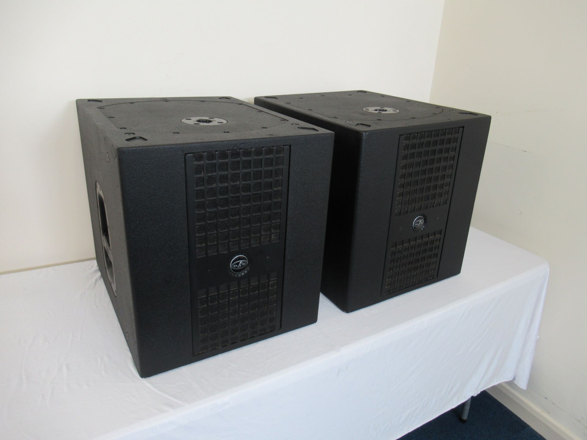 (2) DAS Audio Artec-S15 Black Subwoofers