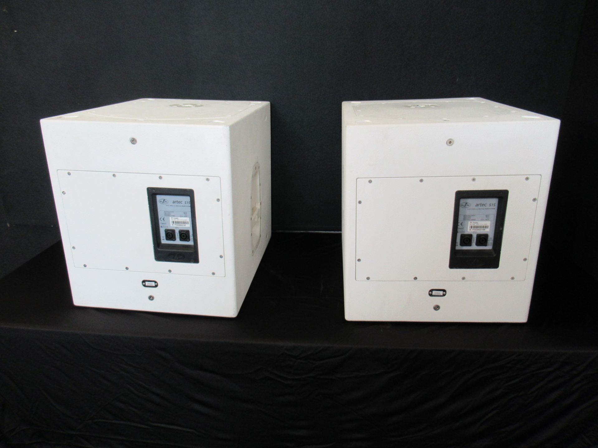 (2) DAS Audio Artec-S15 Black Subwoofers - Image 4 of 10