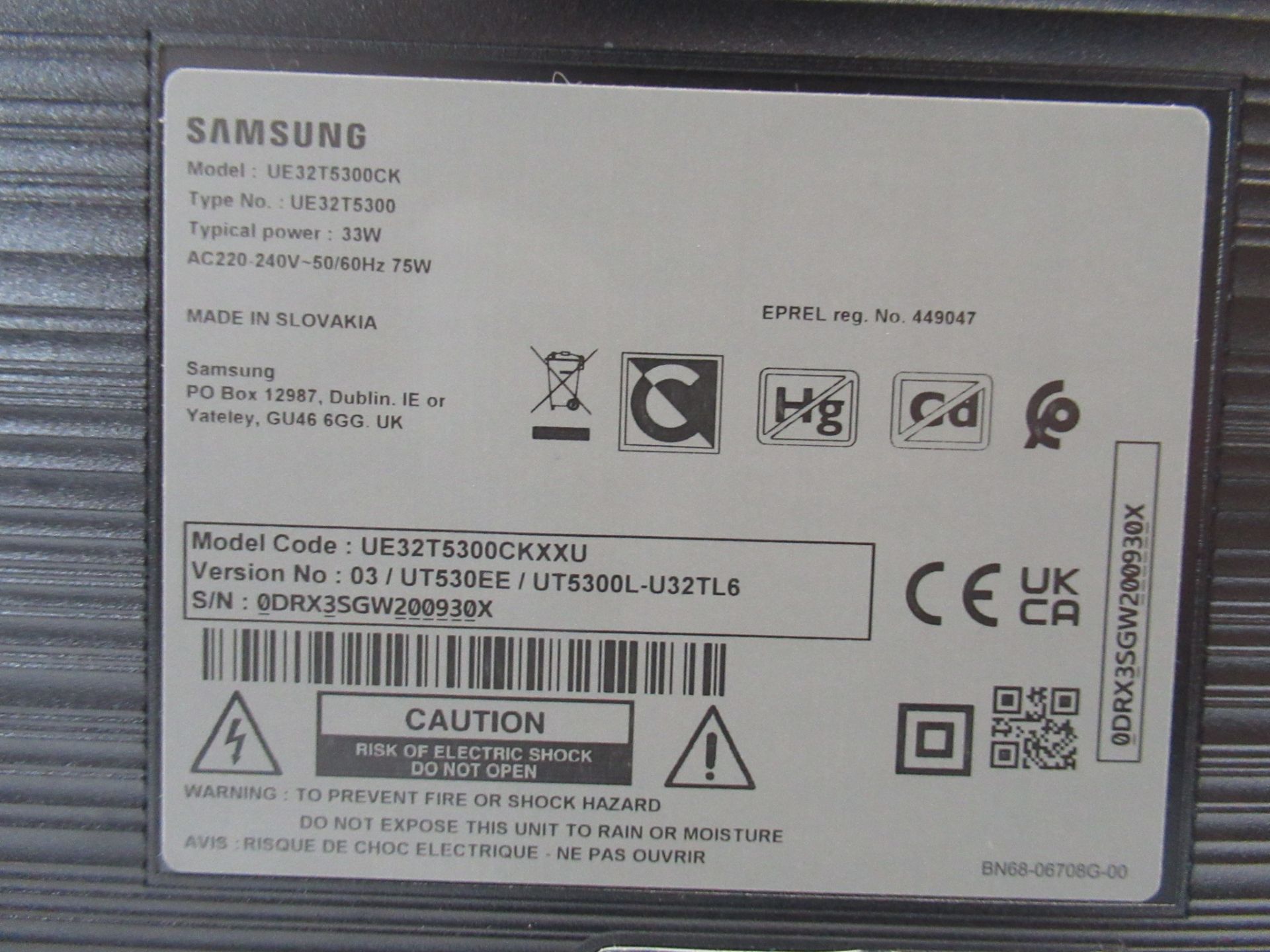 Samsung T5300 32" LED-backlit LCD Full HD HDR Smart TV - Image 6 of 10