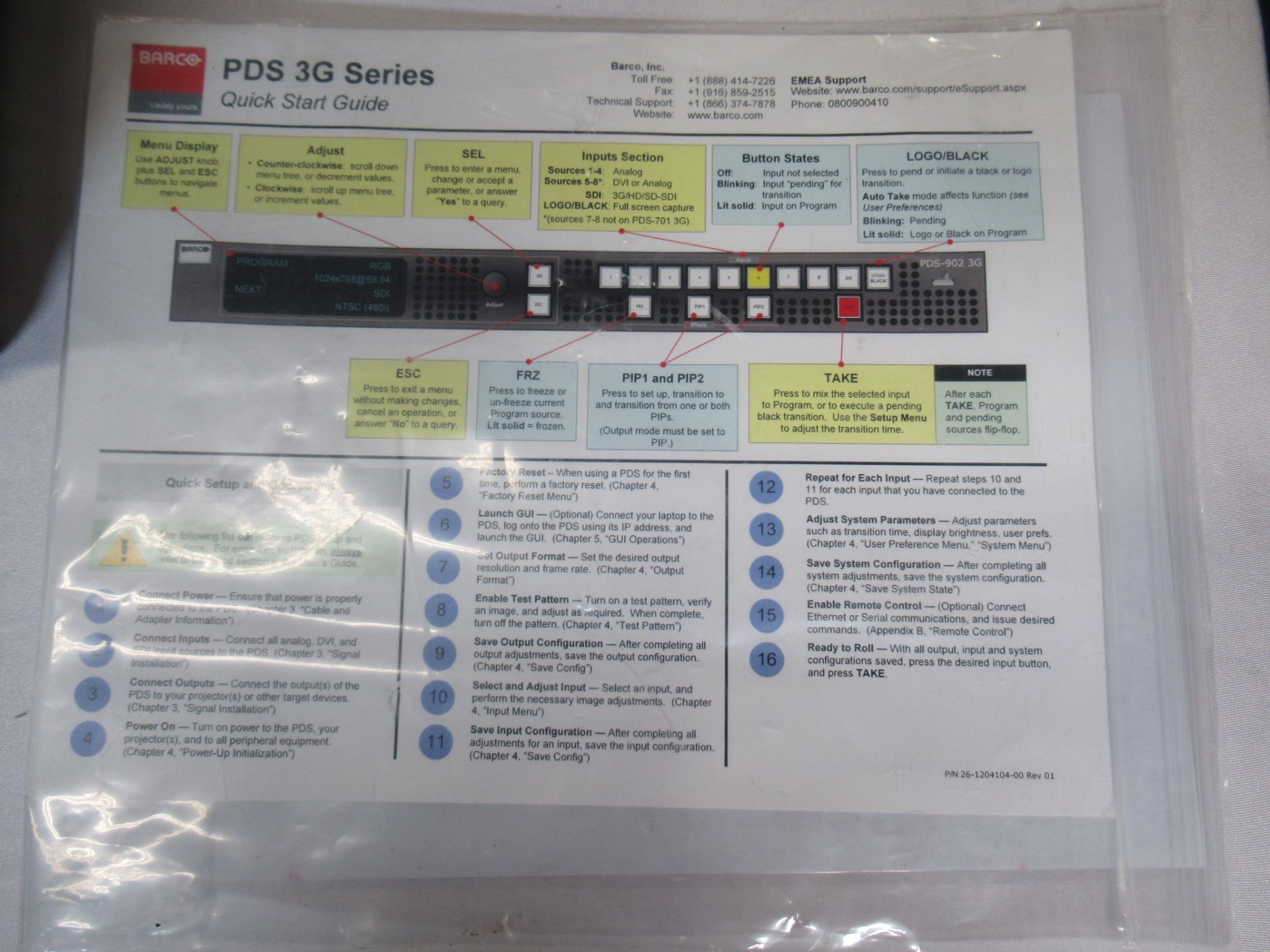 Barco PDS-902 3G DVI video switcher - Image 10 of 14