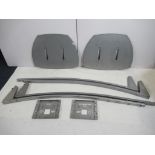 (2) Unicol Parabella heavy duty silver stands