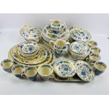 A collection of various 'Masons' china to include dinner plates, cups, saucers, etc