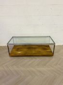 A mid century Merrow Associates chrome and rosewood coffee table