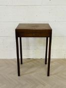 A 1940's oak cased canteen of cutlery table