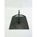, inscribed with 'As light dies away, flowers decay'. 25.75cms wide x 25.75cms deep x 18cms