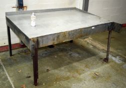 1 x Slaughter Table - Dimensions: H78 x W153 x D109 cms