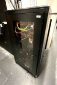 1 x Large Network Cabinet on Castors - Includes Contents Including 7 x DC Masters, Sensor