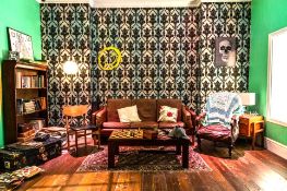 Contents of a 'Sherlock' Holmes Baker Street Living Room Escape Room - Replicated From the TV Show!