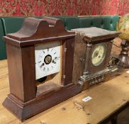 2 x Vintage Mantel Clocks - Ref: SH152