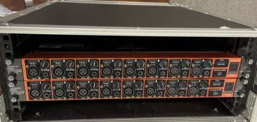 2 x Behringer ADA8200 Ultragain Digital Audiophile 8in/8out ADAT Audio Interfaces