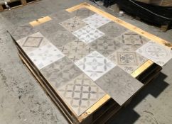 1 x Lot Of Italian Mosaic Design Premium Brand Commercial Grade Lvt - 20Sqm - RRP £1,740.00 - Ref: