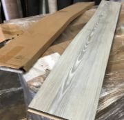 1 x Lot Of Amtico Commercial Grade Lvt Plank Flooring In Washed Oak Design - 20Sqm - RRP £1,599.00 -
