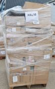 1 x Assorted Pallet Job Lot Including Boxed Furniture, Contemporary Lighting, Bookshelf and More