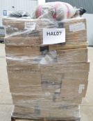 1 x Assorted Pallet Job Lot Including Boxed Elegant Lighting, Furnishings, Electric Radiator & More