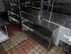 (2) STAINLESS STEEL CABINETS