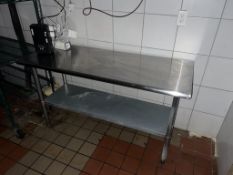 STAINLESS STEEL TABLE 6FT