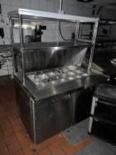 STAINLESS STEEL PREP STATION