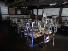ENTIRE RIGHT SIDE OF BAR TABLE & CHAIRS