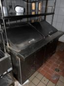 STAINLESS STEEL PREP STATION