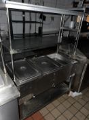 STAINLESS STEEL HOT TABLE