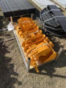 (8) PIECE NEW MINI EXCAVATOR ATTACHMENT BUNDLE