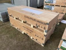 UNUSED 42FT X 26FT METAL GARAGE BUILDING