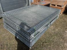 (20) 10x6FT CHAIN LINK SITE FENCE PANELS