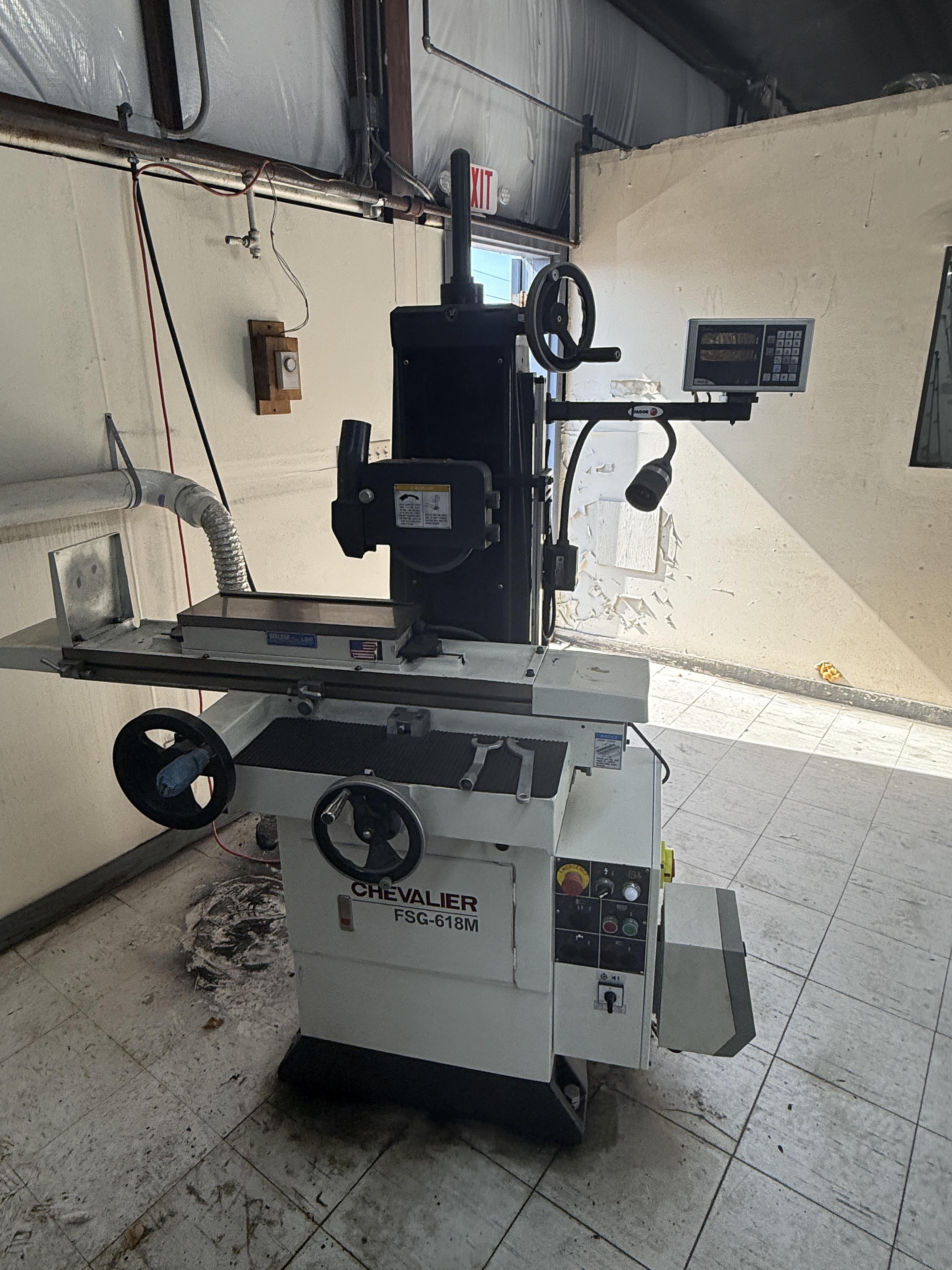 Chevalier FSG-618M 6" x 18" Manual Surface Grinder, S/N FA3198003, 2020 - Loc. Destin, FL