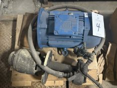 WEG 10-HP Electric Motor, with Coolant Pump