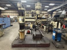 Canedy-Otto 4' x 11" Column Radial Arm Drill, S/N T-578