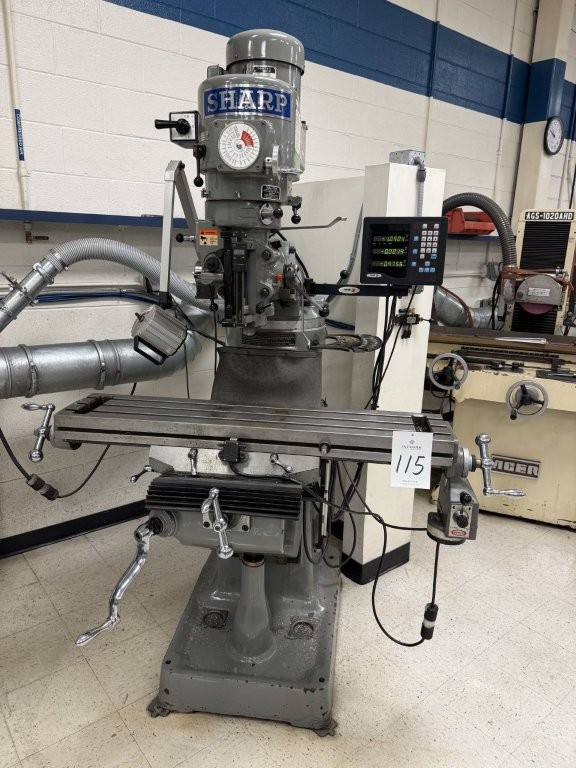 Sharp LMV 3-HP Vertical Milling Machine