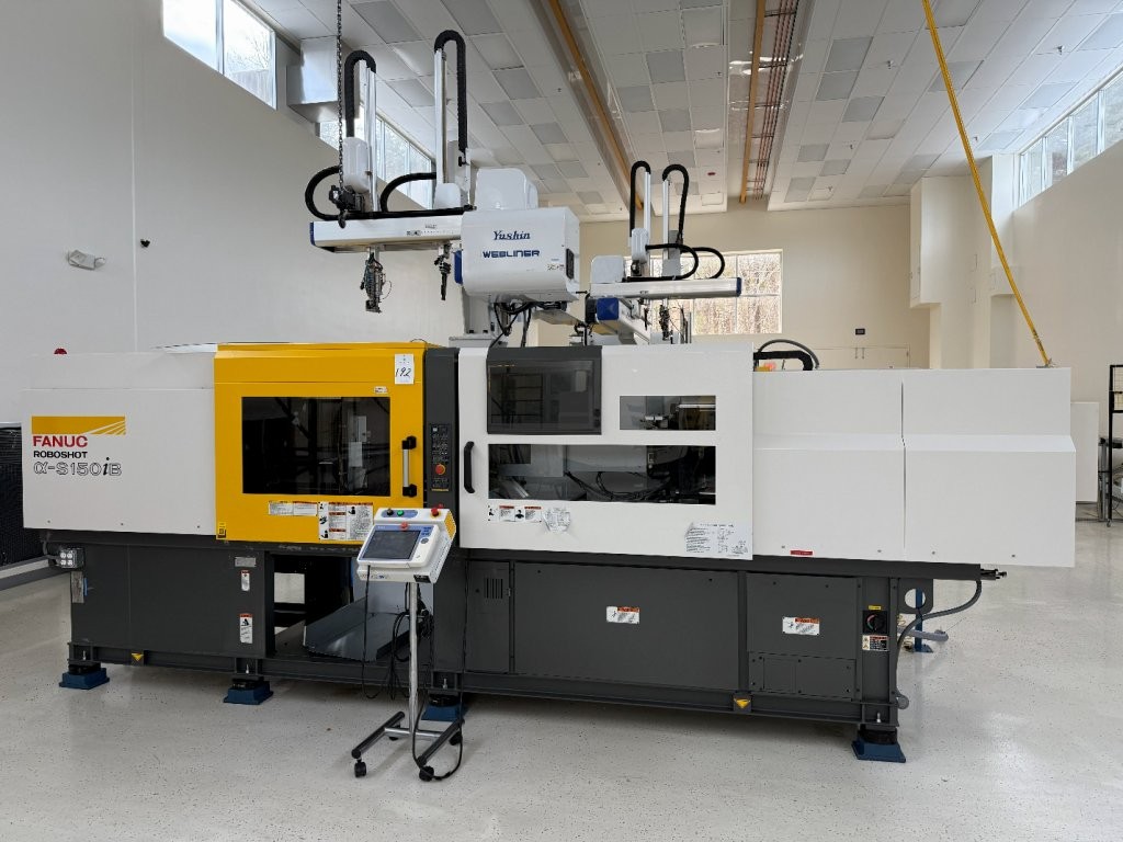 Milacron-Fanuc Roboshot Alpha-S150iB Injection Molder & Robot