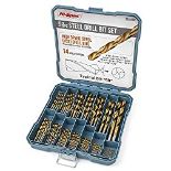 RRP £28.17 Hi-Spec 99pc Complete HSS Mixed Drill Bit Set. 1 to