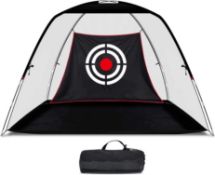 RRP £110.24 Kapler 12x7FT Golf Hitting Net for Indoor Garage and Outdoor Backyard Use
