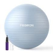 RRP £24.46 PROIRON Extra Thick Exercise Ball 55cm 65cm 75cm
