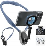 RRP £42.87 Honbobo Magnetic Neck Mount Phone Holder Quick-Release