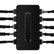 RRP £17.14 PWM Fan Hub PC Case Fan Controller 4 Pin