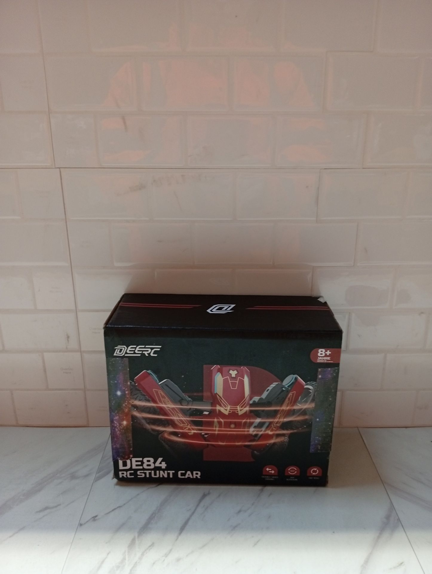 RRP £18.36 DEERC Remote Control Car - Double Sided Mini RC Stunt Car - Image 2 of 2