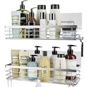 RRP £27.55 Orimade Shower Caddy Stainless Steel No Drilling Adhesive