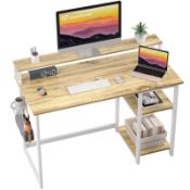 RRP £76.59 GreenForest Computer Desk with Full Monitor Stand