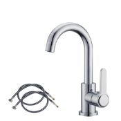 RRP £24.36 Small Kitchen Sink Faucet Single-Handle Monobloc Mixer