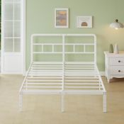RRP £111.71 Lutown-Teen Super King Bed Frame 6ft with Curved Headboard